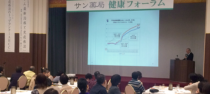 セミナー開催報告「サン薬局　健康フォーラム」11月6日（土）in広島県三次市